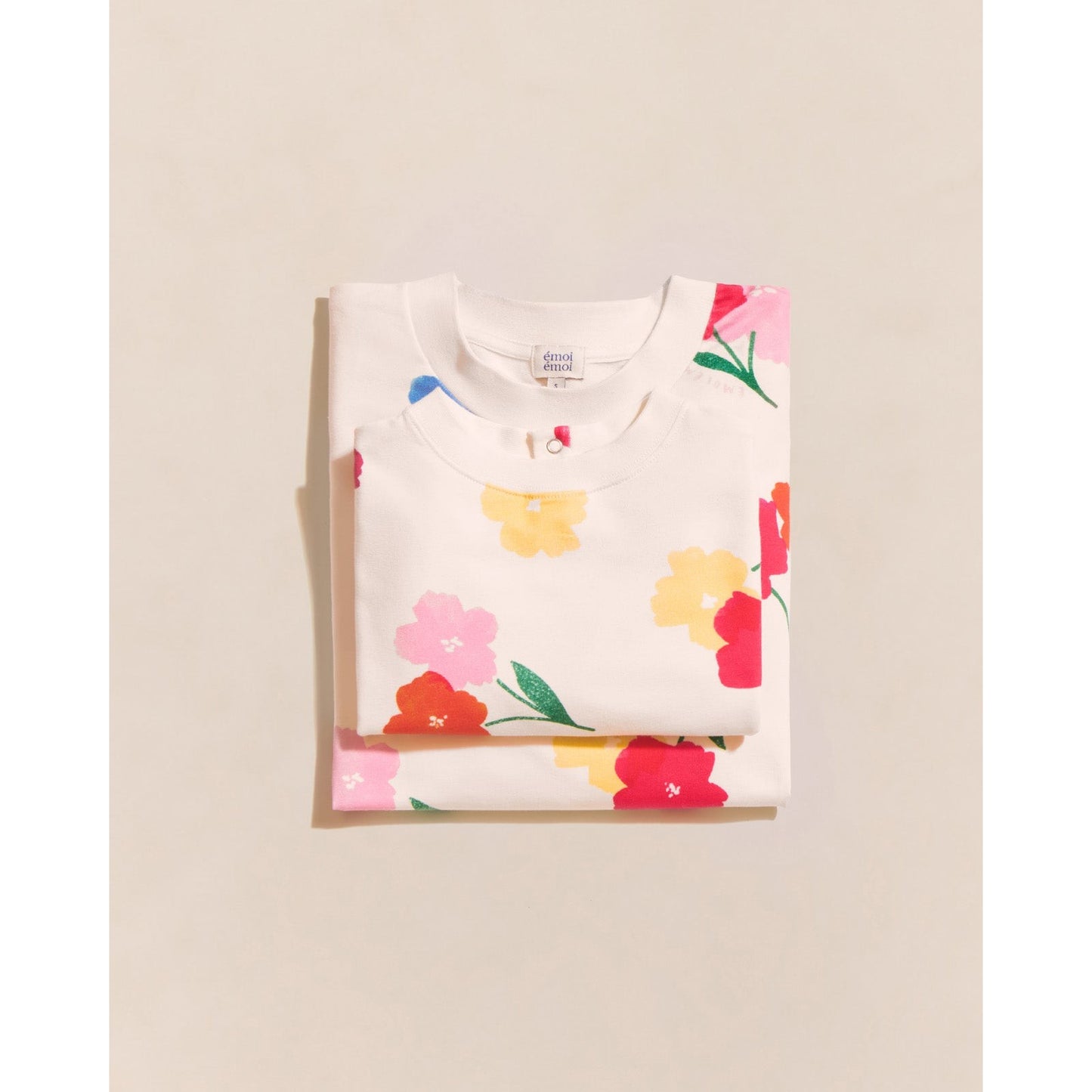 Le sweat Swann en coton bio - Anémones bouquet