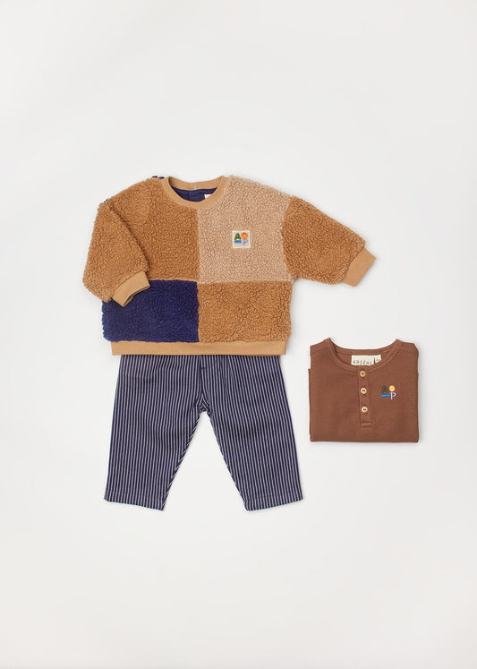 Sweat Bébé Sherpa Patch